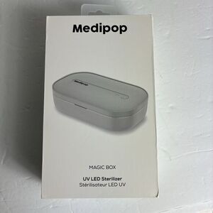 Medipop MagicBox UV Led Sterilizer White  Portable‎ New Cleans